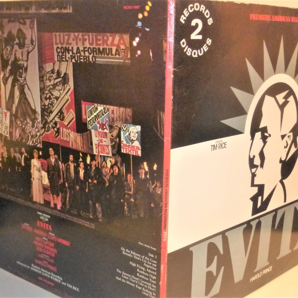 1979 AVITA Vinyl LP Andrew Lloyd Webber Tim Rice MCA Records MCA2-11007 Album